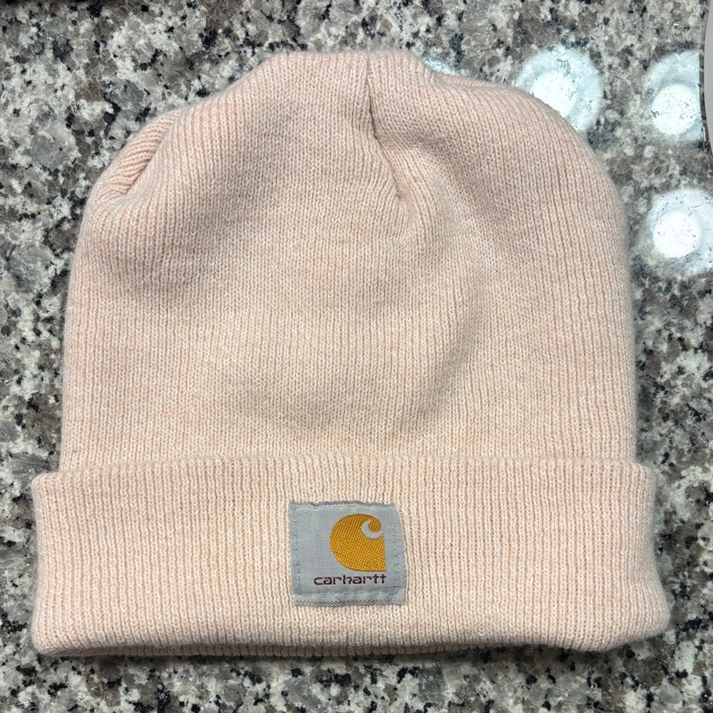 Carhartt Light Pink Knit Beanie